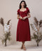Bustier Ruched Chiffon Dress